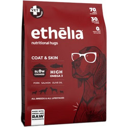 Ethelia Coat & Skin Slow Cooked High Omega 3 Grain & Gluten Free with Pork & Salmon 1.5kg