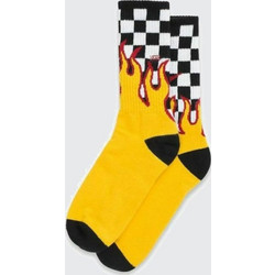 Vans Flame Ανδρικές Κάλτσες Ψηλές με Σχέδια Κίτρινες VN0A4TQIZIA1