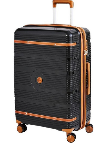 Bartuggi 724-209.51 Βαλίτσα Καμπίνας 54.5x37.5x22cm με 4 Ρόδες Μαύρη