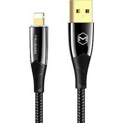 Mcdodo CA-8060 Braided USB-A to Lightning Cable 1.2m Black