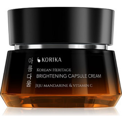 Korika Korean Heritage Jeju Mandarine & Vitamin C Brightening Capsule Cream 50ml