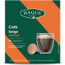 Gusto Κάψουλες Espresso Largo Συμβατές με Μηχανή Dolce Gusto 10τμχ
