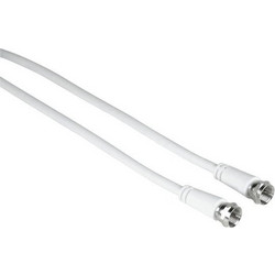 Hama Καλώδιο Κεραίας Coax Male to Coax Female 3m White 00205038