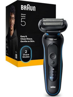 Braun SkinFlex Series 5 52-B1000S Ξυριστική Μηχανή Προσώπου Επαναφορτιζόμενη Αδιάβροχη