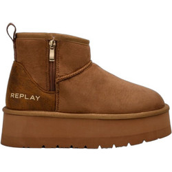 Replay Γυναικεία Μποτάκια Suede Καφέ GWF5A-251-C0007T-012