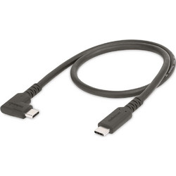 StarTech RUSB31CC50CMBR Angle 90° USB-C to USB-C 0.5m Black