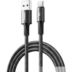 Remax CB25 Braided USB-A to USB-C 15W 1.2m Black