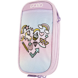Polo Freely Unicorn Κασετίνα με 2 Θήκες Ροζ 937055-8420