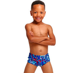 Funky Trunks Αθλητικό Παιδικό Μαγιό Boxer για Αγόρι Γαλάζιο Royal Blue Κόκκινο FT32T71480