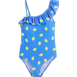 La Redoute Παιδικό Μαγιό Ολόσωμο για Κορίτσι Royal Blue Κίτρινο 351299311