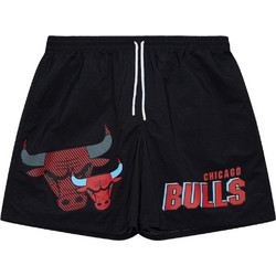 Mitchell & Ness NBA Chicago Bulls Αθλητική Ανδρική Βερμούδα Μαύρη BT17889