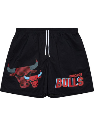 Mitchell & Ness NBA Chicago Bulls Αθλητική Ανδρική Βερμούδα Μαύρη BT17889