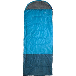 Panda Bike Hood Sleeping Bag Μονό 2 Εποχών Μπλε Γαλάζιο 12328