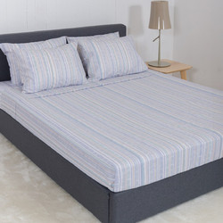 Naf Naf Σετ Σεντόνια Υπέρδιπλα Βαμβακερά 240x270 Summit 154 Denali Blue
