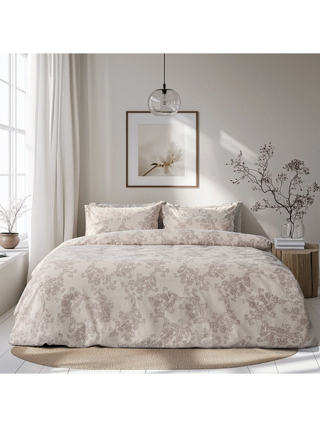 Beauty Home Σετ Πάπλωμα Μονό 160x230 Moments Art 12570 Μπεζ