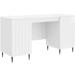 vidaXL Γραφείο Υπολογιστή Ξύλινο 142.5x50x75cm 3414589