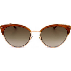 Safilo Trama 03/S SX7 Γυναικεία Γυαλιά Ηλίου Cat Eye Μεταλλικά Χρυσά με Καφέ Φακό