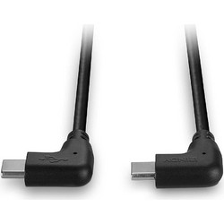 Lindy 32009 Angle 90° USB-C to USB-C 60W 1m Black