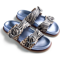 Gioseppo Γυναικεία Σανδάλια Suede Μπεζ Μπλε 78025