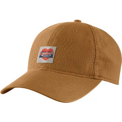 Carhartt Ανδρικό Καπέλο Jockey Υφασμάτινο Ταμπά 107401-BRN
