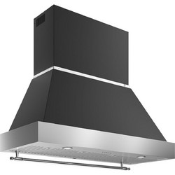 Bertazzoni K120HERTX + KC48HERTNE Απορροφητήρας Καμινάδα-Τζάκι 120cm Μαύρος
