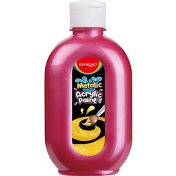 Keyroad Metallic Red Ακρυλικό Χρώμα Ζωγραφικής 300ml