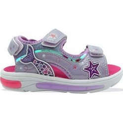 Fila Mermaid Παιδικά Πέδιλα για Κορίτσι Ανατομικά με Φωτάκια & Γκλίτερ Λιλά 3BK61002-800