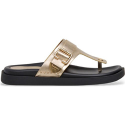 Pepe Jeans Δερμάτινα Γυναικεία Σανδάλια Χρυσά PLS900023-024