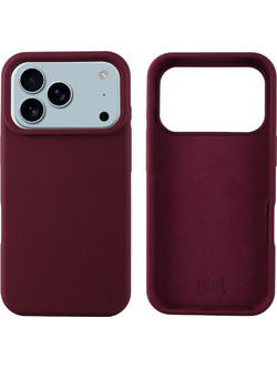Idol 1991 Velvet Elite Side Camera Guard Back Cover Burgundy (iPhone 17 Pro)