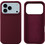 Idol 1991 Velvet Elite Side Camera Guard Back Cover Burgundy (iPhone 17 Pro)