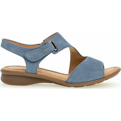 Gabor Γυναικεία Σανδάλια Suede Ανατομικά Μπλε 66063-26