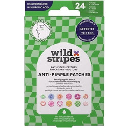 Wild Stripes Anti-Pimple Groovy Recover Hyaluronic Acid Επιθέματα Προσώπου για Σπυράκια 24τμχ