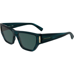Longchamp LO774S-407 Γυναικεία Γυαλιά Ηλίου Πεταλούδα Κοκάλινα Πράσινα με Μπλε Φακό