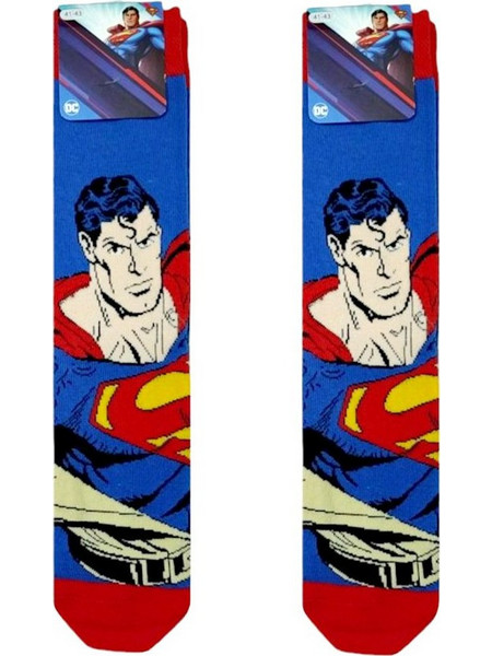 Disney Ανδρικές Κάλτσες Ψηλές με Σχέδια Royal Blue SM20547