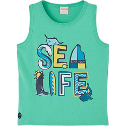 Boboli Παιδικό T-Shirt Αμάνικο Βεραμάν 543170-4608
