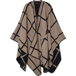 Vero Moda Γυναικεία Ζακέτα Πόντσο Μακριά Καφέ 10332289