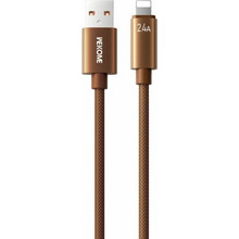 WK WDC-63i Braided USB-A to Lightning Cable 12W 1.2m Brown