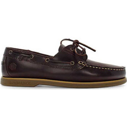 Lumberjack Ανδρικά Μοκασίνια Boat Shoes Δερμάτινα Σοκολατί 102268815