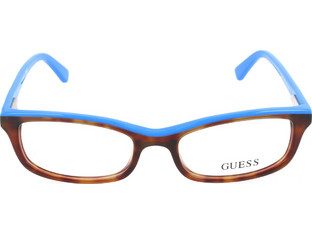 Guess GU2603 Ανδρικός Σκελετός Γυαλιών Οράσεως Κοκάλινος Μπλε Ταρταρούγα