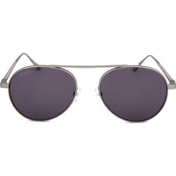 Web WE0374 15A Ανδρικά Γυαλιά Ηλίου Aviator Μεταλλικά Ασημί με Μαύρο Φακό