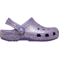 Crocs Classic Fantasy Glitter Παιδικά Παπούτσια Θαλάσσης για Κορίτσι Ανατομικά Μωβ 212562-510