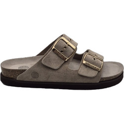Genuins Γυναικεία Σανδάλια Suede Ανατομικά Γκρι G104350