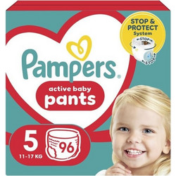 Pampers Active Baby Pants Πάνες Βρακάκι No5 11-17kg 96τμχ