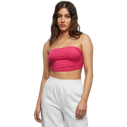 Urban Classics Γυναικείο Καλοκαιρινό Crop Top Βαμβακερό Φούξια 3Pack TB451B-04349