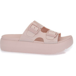 Luofu Γυναικείες Παντόφλες Καλοκαιρινές Flatforms Αντιολισθητικές Nude 11831088