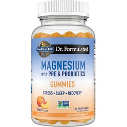 Garden of Life Magnesium with Pre & Probiotics Peach 60 Ζελεδάκια