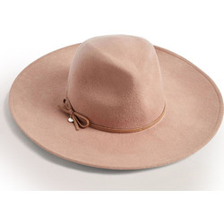 Ted Baker Γυναικείο Καπέλο Fedora Ψάθινο Ροζ 281985