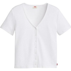 Levi's Γυναικείο Καλοκαιρινό Top Ριπ Λευκό A8782-0001