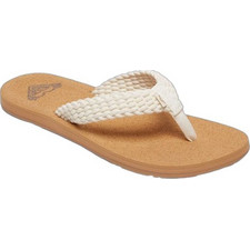 Roxy Porto III Γυναικείες Σαγιονάρες Μπεζ ARJL100867