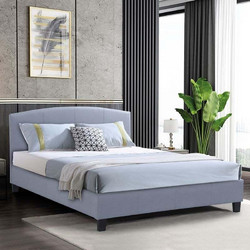 Woodwell Odeon Κρεβάτι Διπλό Υφασμάτινο 150x200cm Ε8806,21